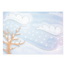 blustery winter day business cards