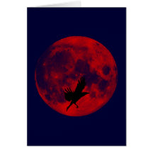 Blutmond Rabe blood moon raven Karte