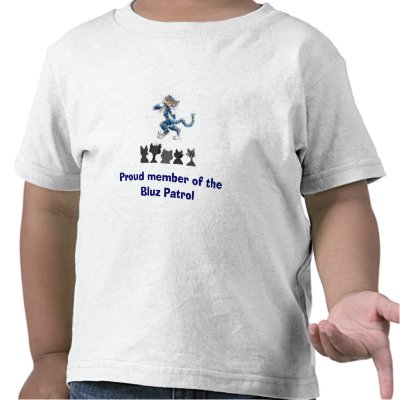 Bluz Patrol Toddler Shirt by Bluzkat