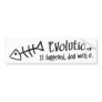 BMP Evolution Reality Check v1.5 Bumper Sticker