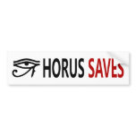 BMP Horus Saves !!! bumper stickers