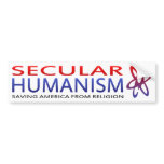 BMP Secular Humanism USA bumper stickers