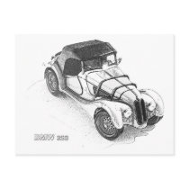 BMW 328 POSTCARD