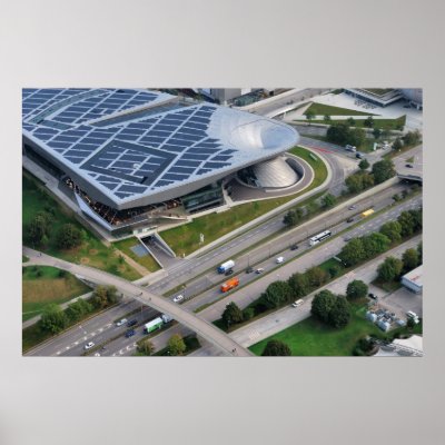 BMW Headquarters in Munich Print by svetico