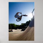 BMX Bike Stunt bar spin Print