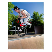 BMX Bike Stunt Postcards