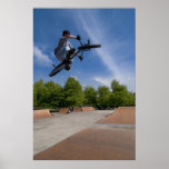 BMX Bike Stunt Table Top Print