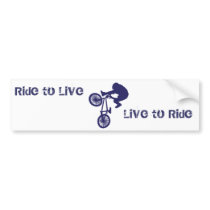 BMX Biker Bumper Stickers