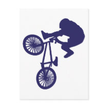 BMX Biker Post Card