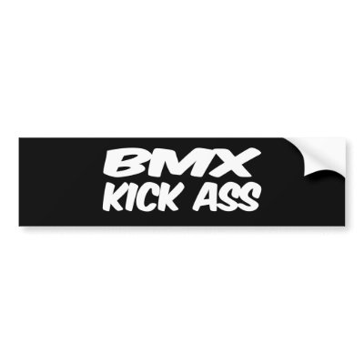 Bmx Bumper Sticker by republicofsport