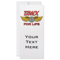 BMX for life Customised Rack Card
