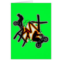 BMX GREETING CARD