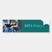 BMX in a Grunge Tunnel Bumper Sticker