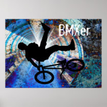 BMX in a Grunge Tunnel