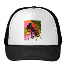 BMX in Lines & Circles Hats