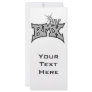 BMX king text design grayscale Personalized Rack Card