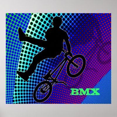 BMX on Fractal Movie Marquee by ElainePlesser
