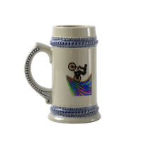 BMX on Rainbow Road Coffee Mugs