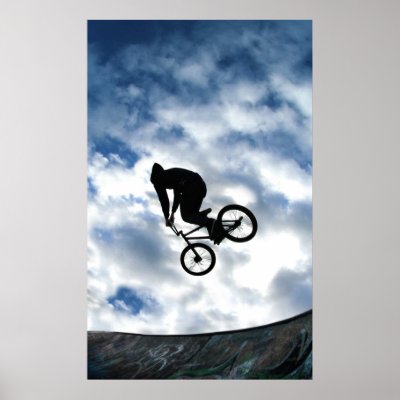 BMX rider at Devonshire Green, Sheffield Posters by Foto_Grafik