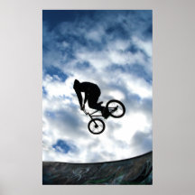 BMX rider at Devonshire Green, Sheffield Posters