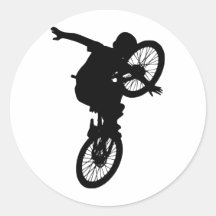 BMX ROUND STICKER
