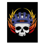 BMX Skull Post Card