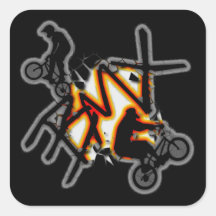 BMX SQUARE STICKERS