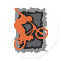 BMX ROUND STICKER