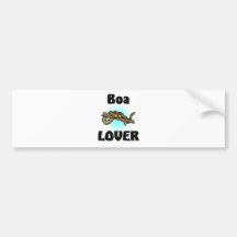 Boa Lover Bumper Stickers