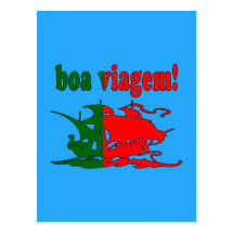 Boa Viagem - Good Trip in Portuguese - Vacations Post Card