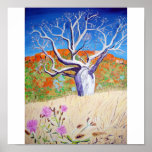 Boab tree print