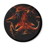 Boar coming out of the dark magnet