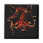 Boar coming out of the dark magnet