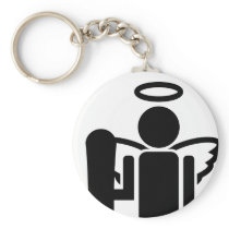 board angel. key chain