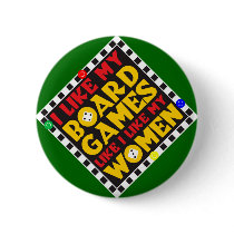 Board Games Pinback Button