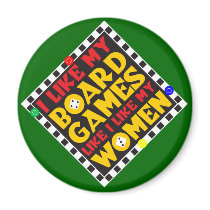 Board Games Fridge Magnet