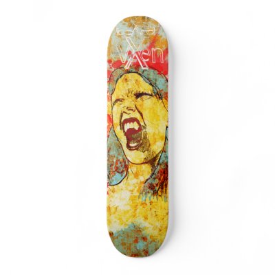 Board Vixen Custom Skate Board by konverse_girl