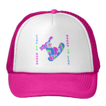 BoardChick Live To Board Trucker Hats