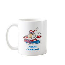 BoardChick Santa Merry Christmas Mug