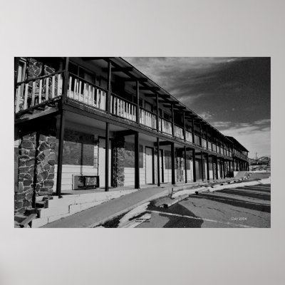 Boarded Motel, Tonopah, Nevada Poster by daysrays