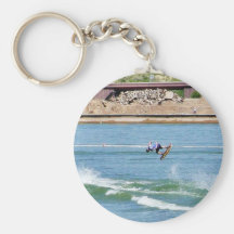 Boarding Water Surfing Keychains