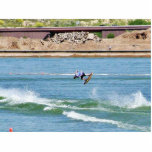 Boarding Water Surfing photo sculptures