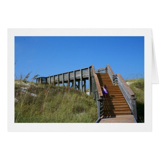 Boardwalk, Florida, Cape San Bur beach picture Cards