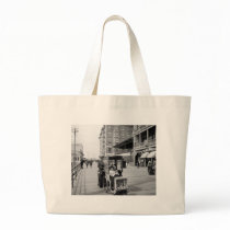 Boardwalk Transport: 1905 Canvas Bag