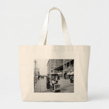Boardwalk Transport: 1905 Canvas Bag