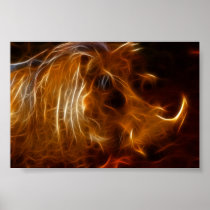 Boars beauty in the beast print