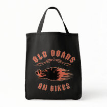 Boars on Bikes Tote Bag