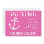Boat Anchor Save The Date (Dark Pink)
