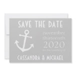 Boat Anchor Save The Date (Silver)