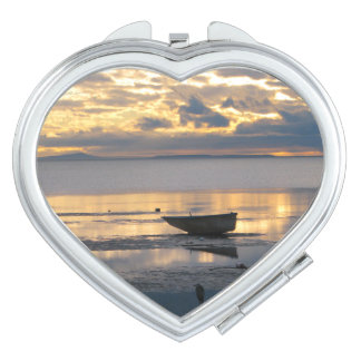 Boat and Heron Compact Mirror